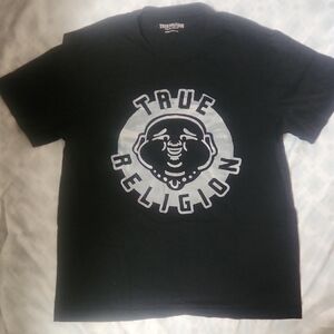 True Religion Black and White Graphic Tee